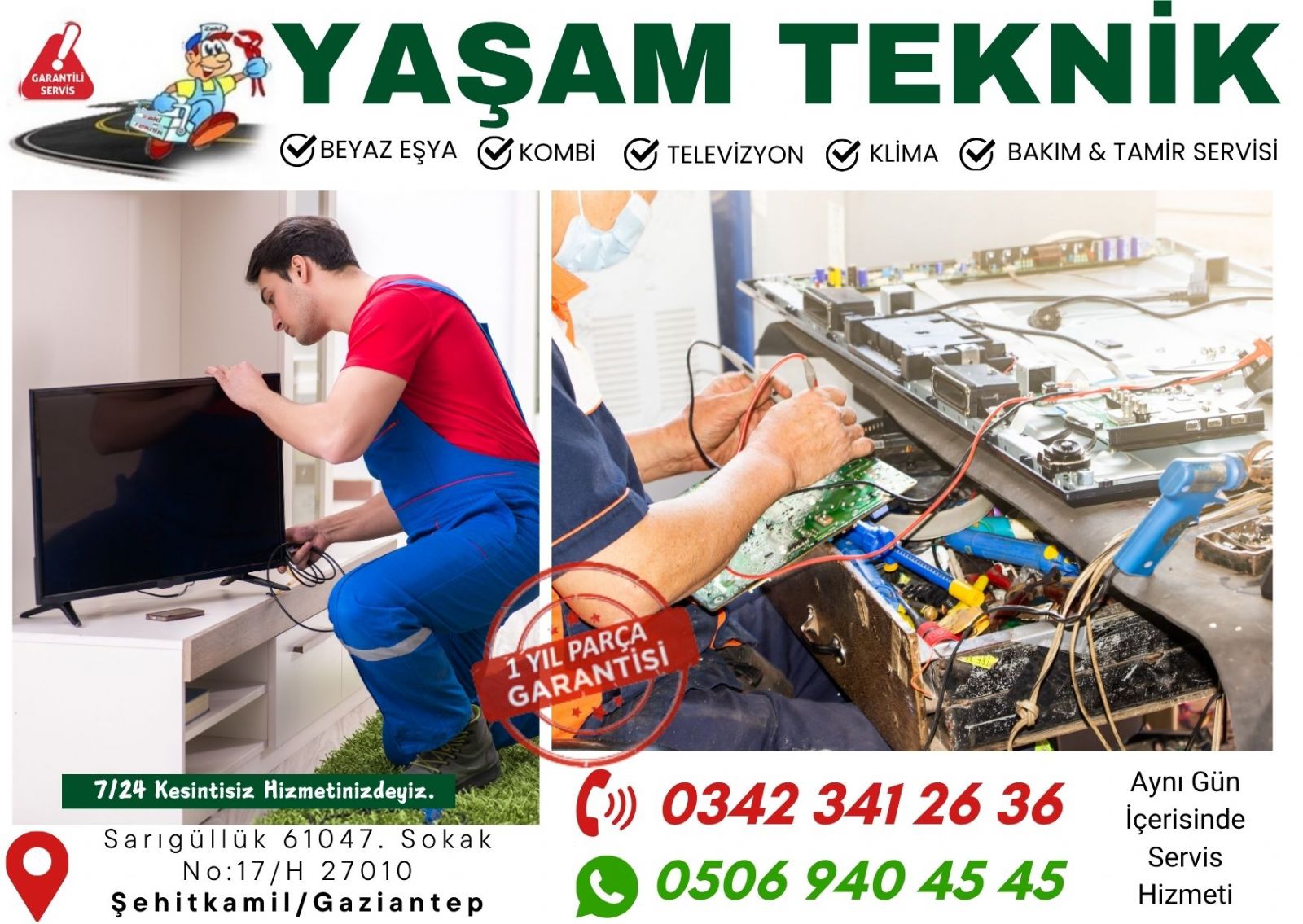 Gaziantep Tv Tamircisi